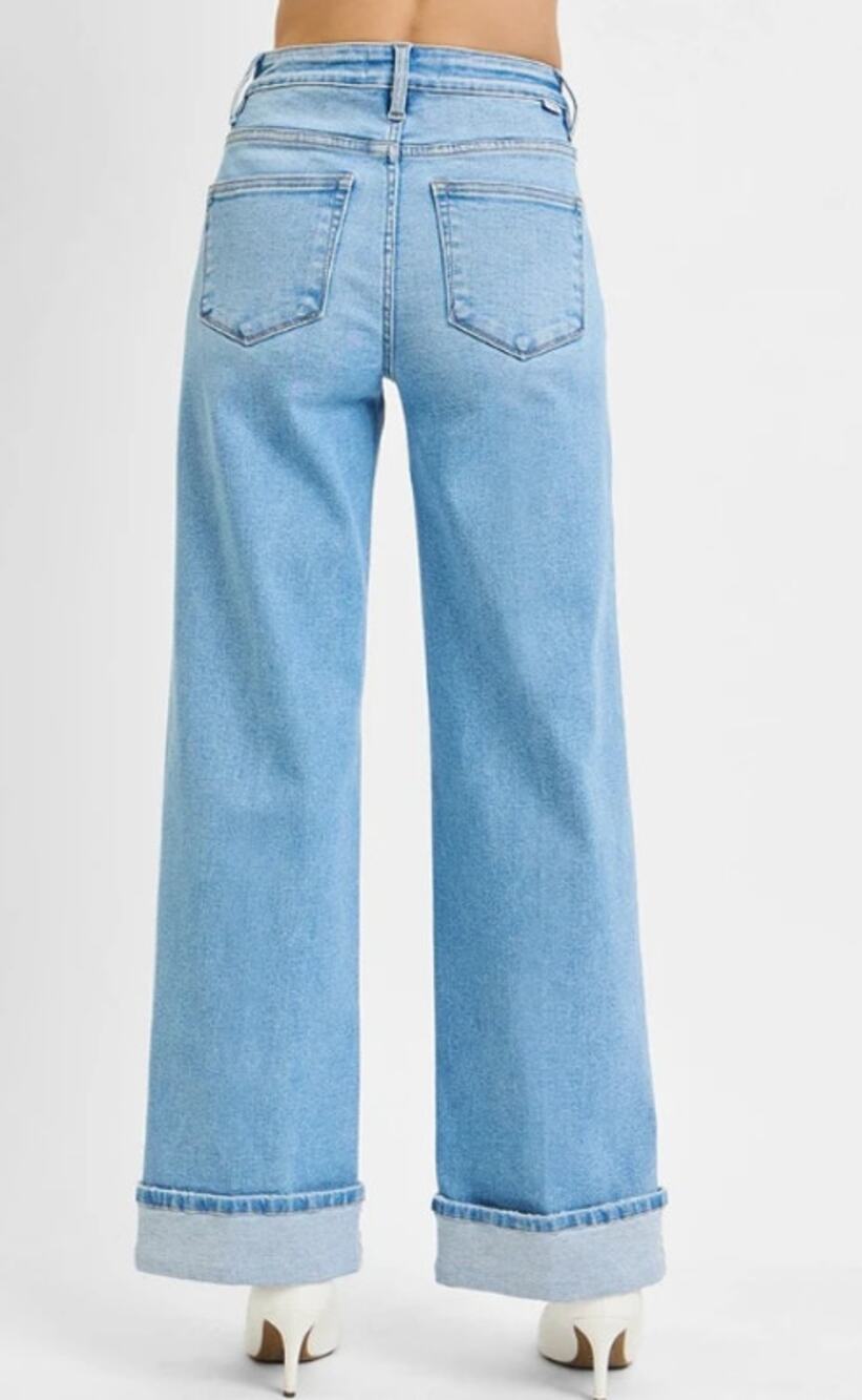 Risen Jeans Tummy Control Cuffed Jeans